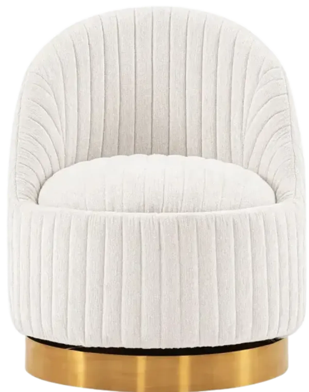 Leela Gray Swivel Accent Chair