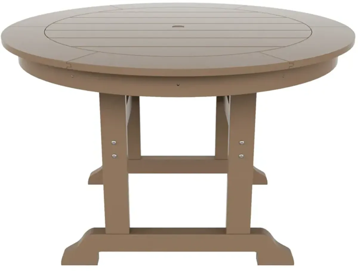 WestinTrends 47" Round Outdoor Patio Dining Table