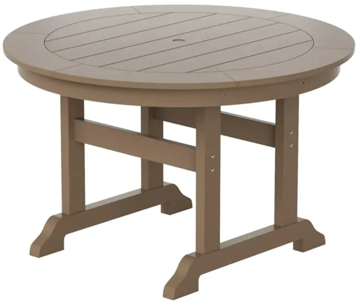 WestinTrends 47" Round Outdoor Patio Dining Table