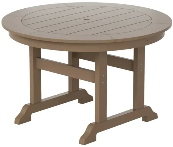 WestinTrends 47" Round Outdoor Patio Dining Table