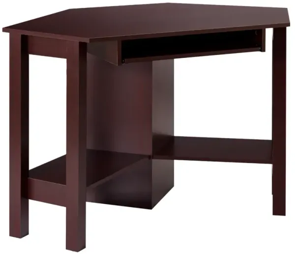 Wooden Study Computer Corner Desk with Drawer