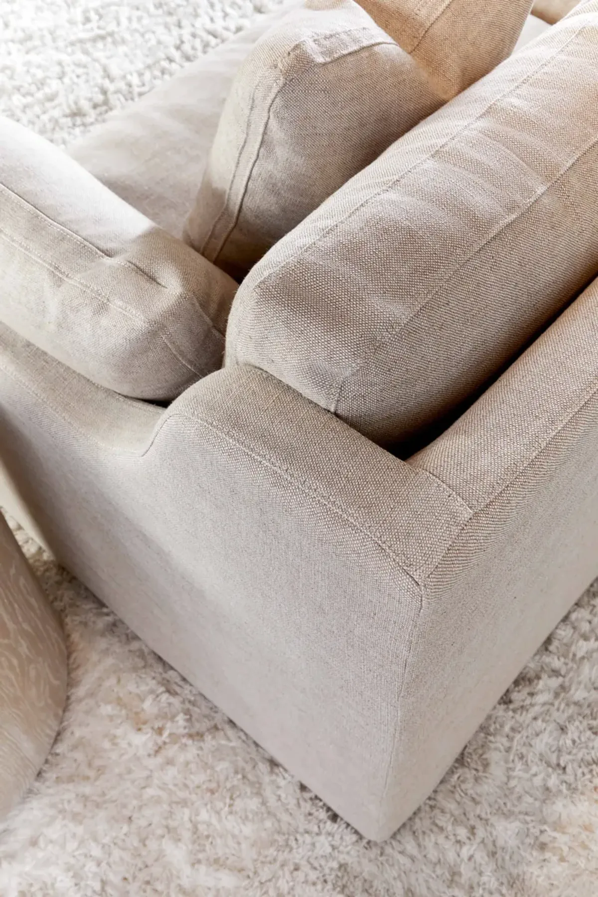 95" Slope Arm Slipcover Sofa