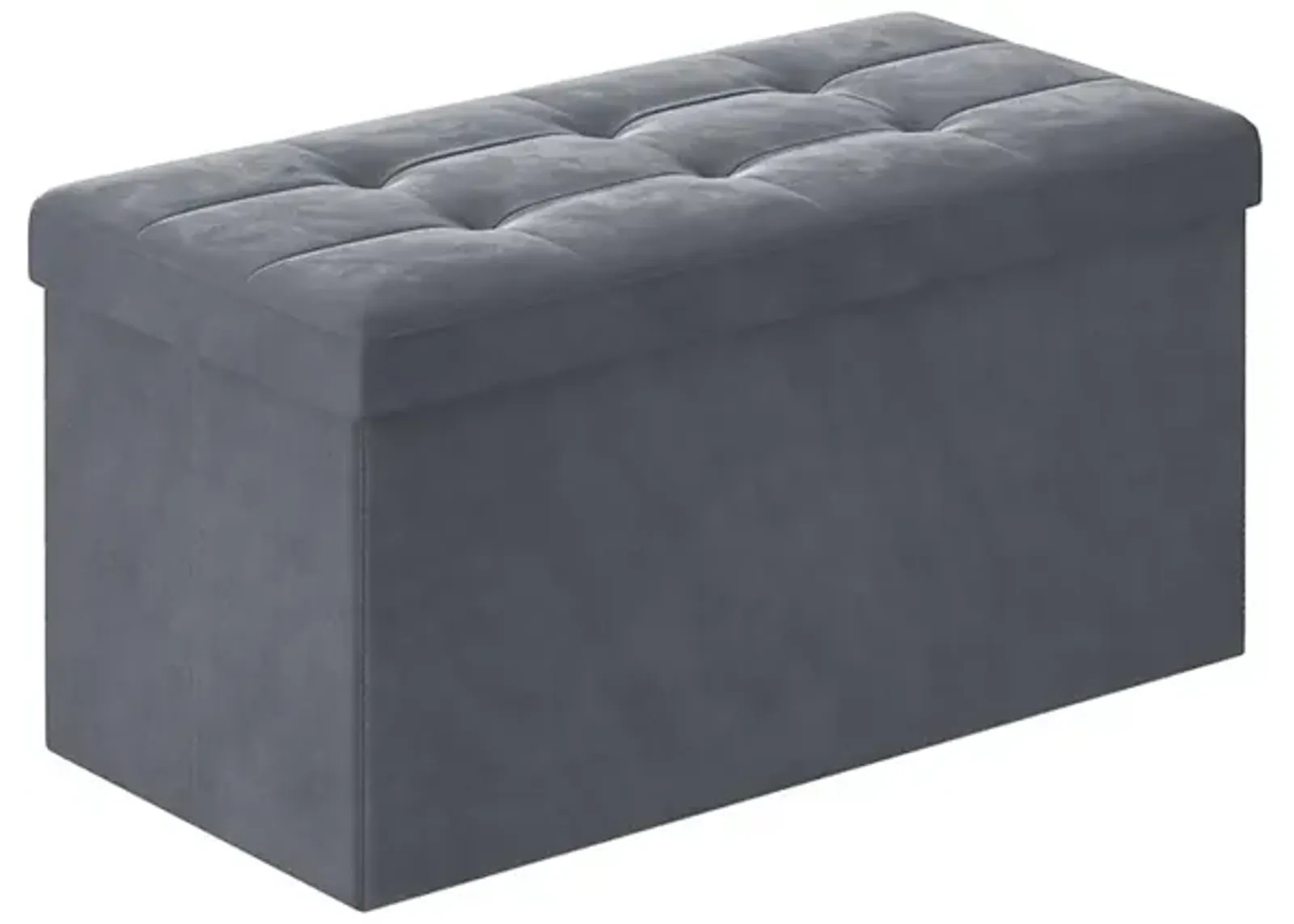 Foldable Storage Ottoman Bench for Space-Saving and Versatile Storage Solutions