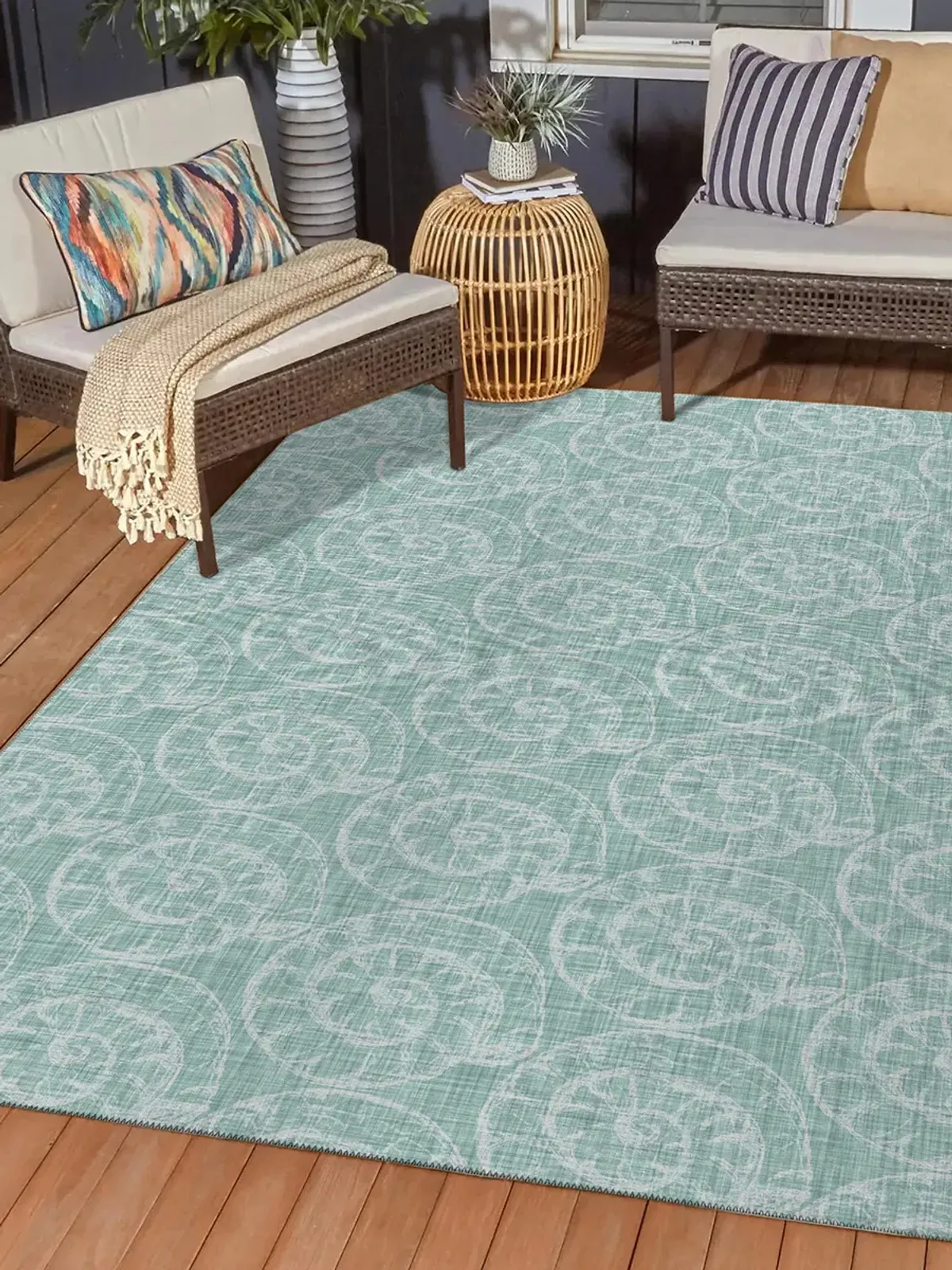 Seabreeze SZ11 Sage 3' x 5' Rug