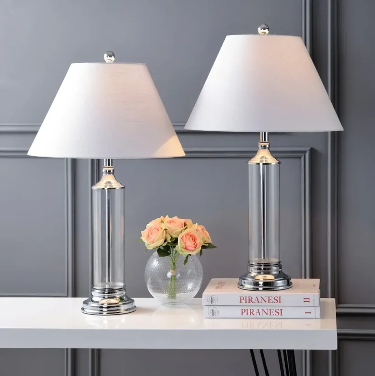 Astor Glass LED Table Lamp (Set of 2)