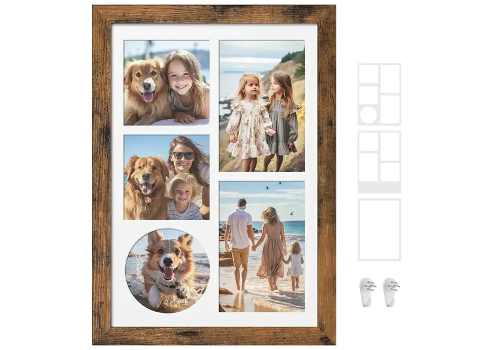 A4 Picture Frame Collage: Stylish Multi-Photo Display for Personalized Décor