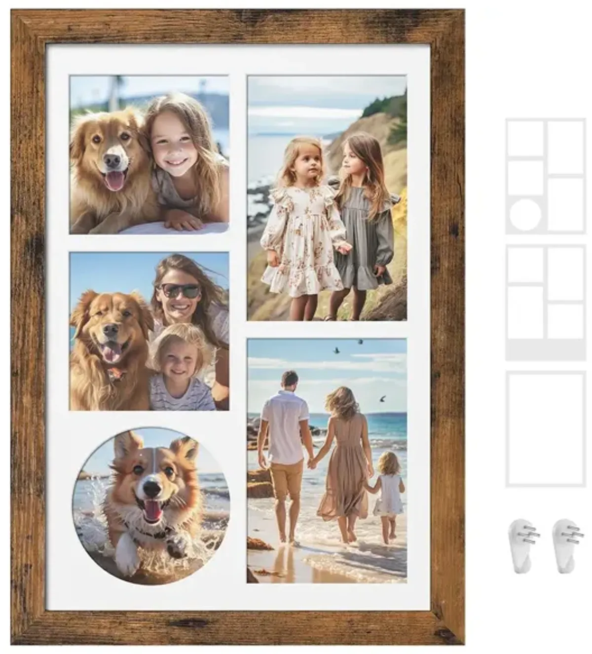 A4 Picture Frame Collage: Stylish Multi-Photo Display for Personalized Décor