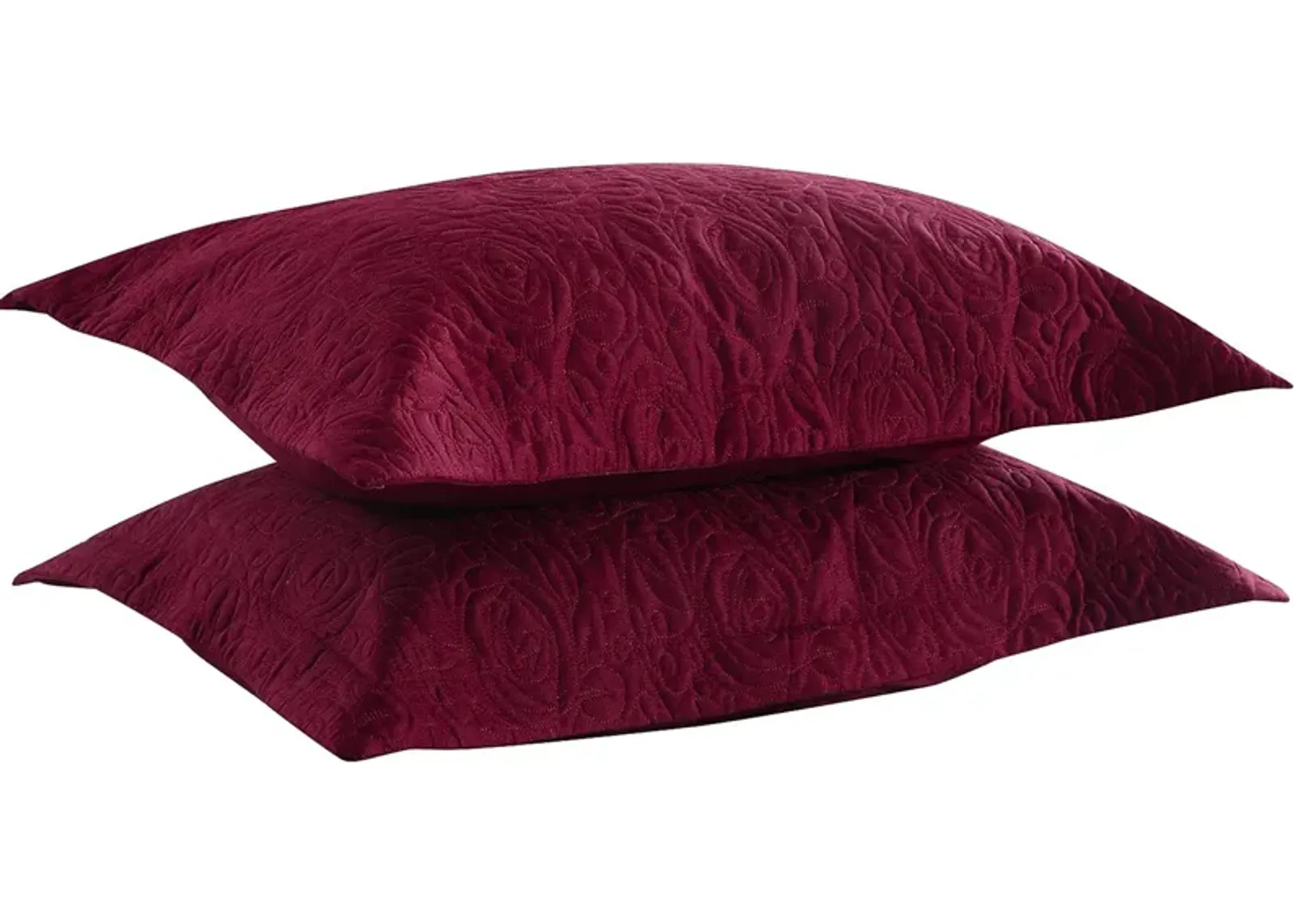 MarCielo 2 Piece Embroidery Pillow Shams