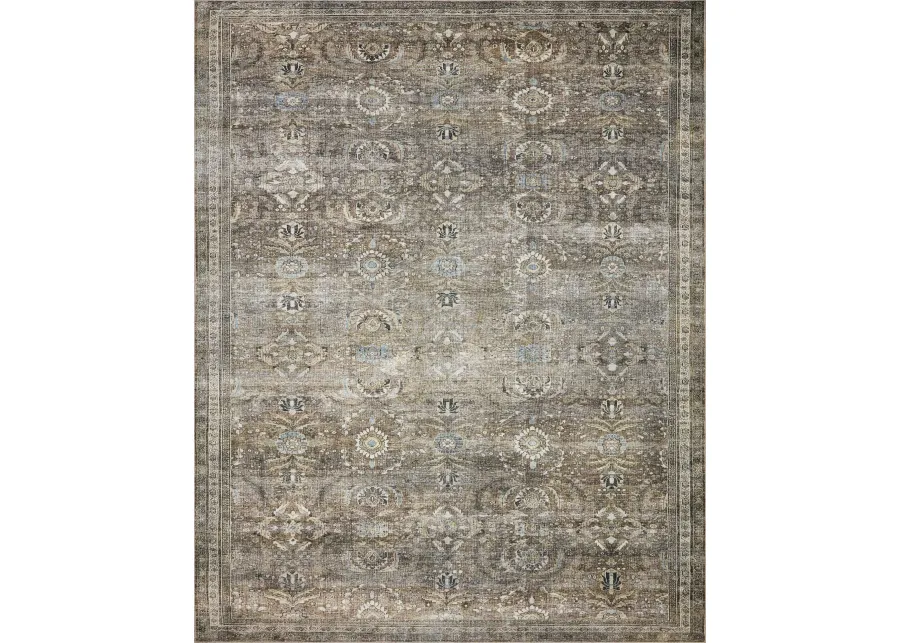 Layla LAY13 Antique/Moss 7'6" x 9'6" Rug by Loloi II