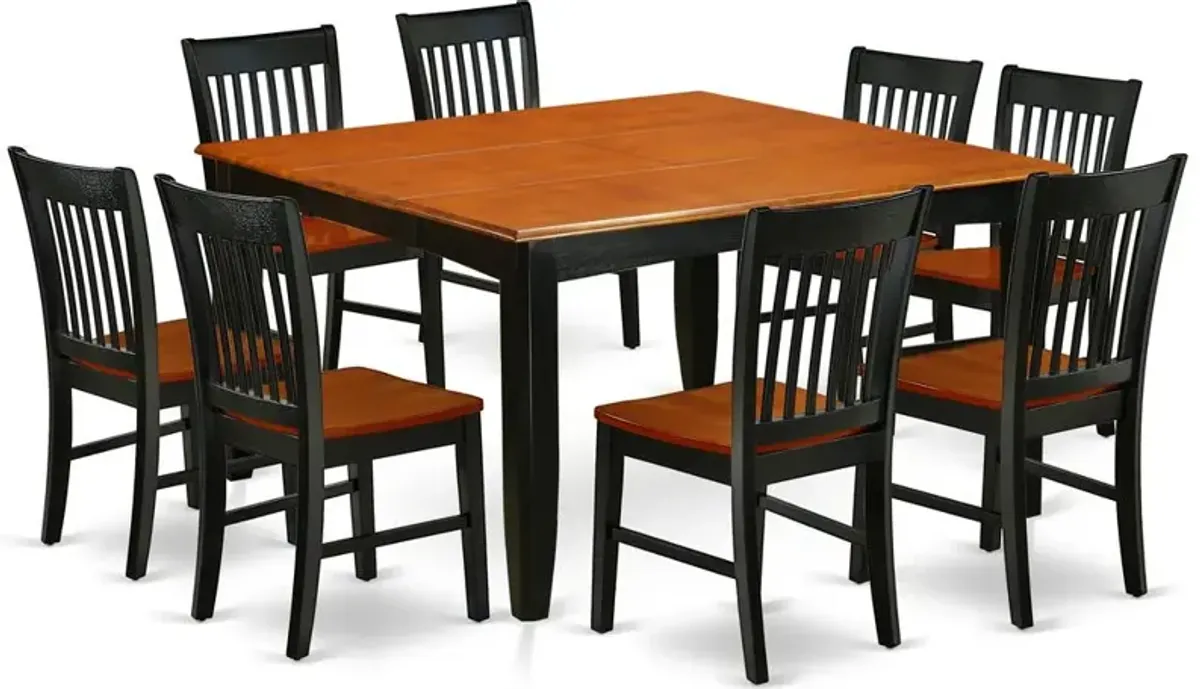 Dining Room Set Black & Cherry