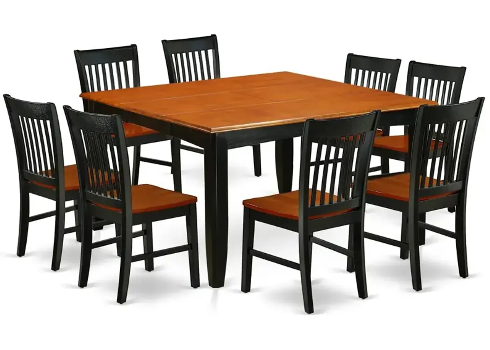 Dining Room Set Black & Cherry