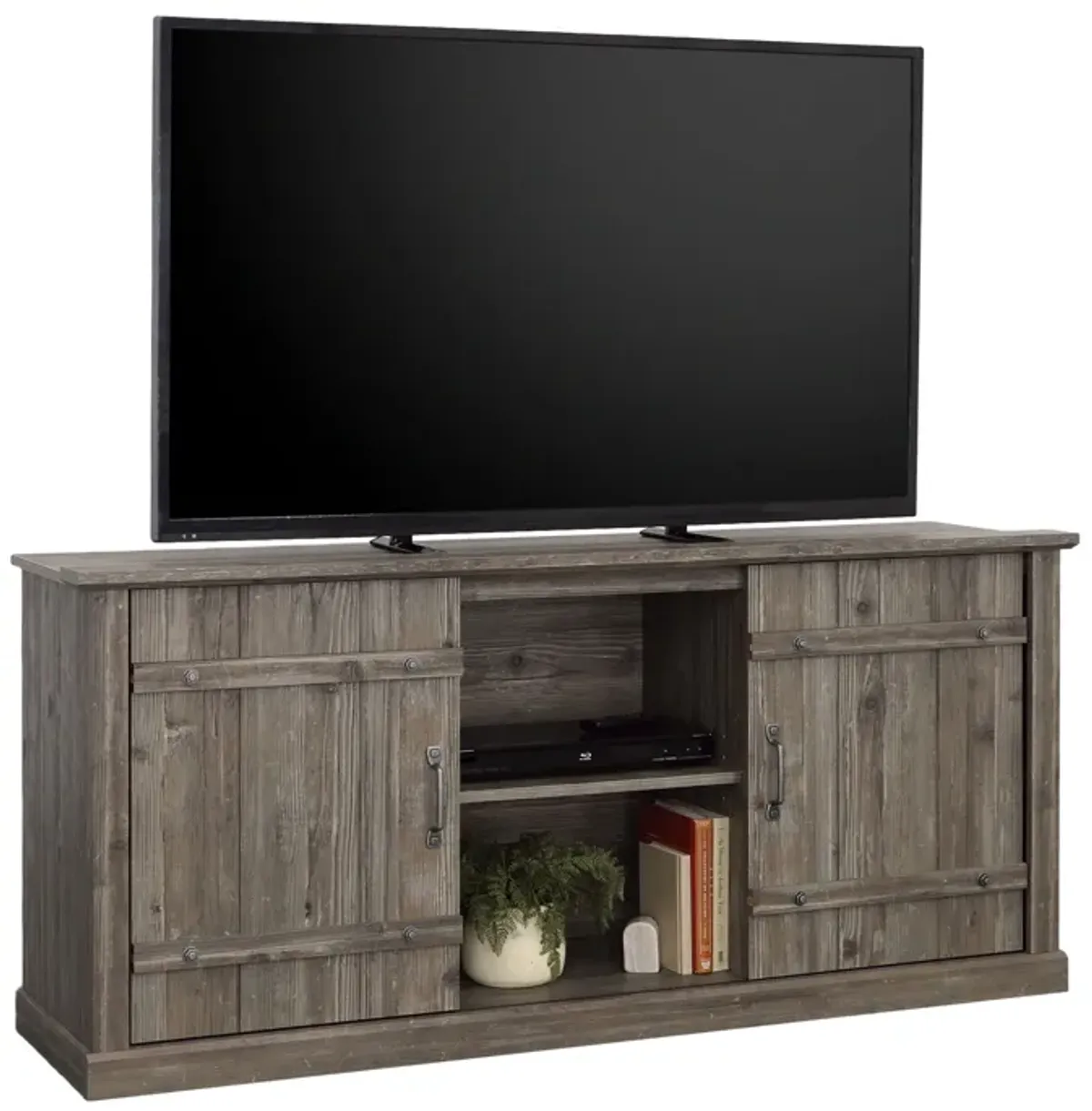 Sauder Select TV Credenza with Sliding Doors