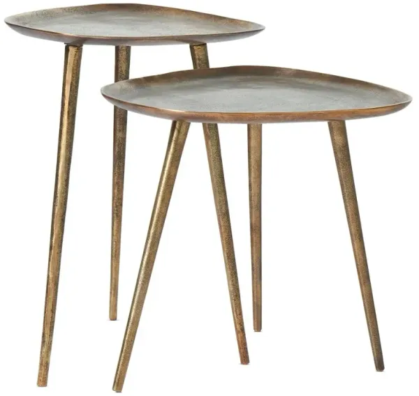Convenience Concepts Bali Metal Nesting End Tables