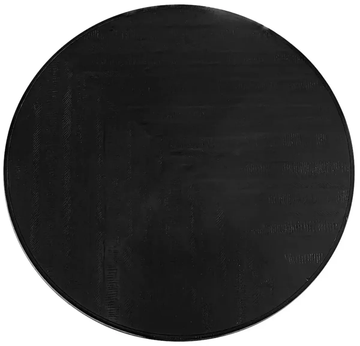 Moe’s Parq 60 Inch Round Dining Table Black