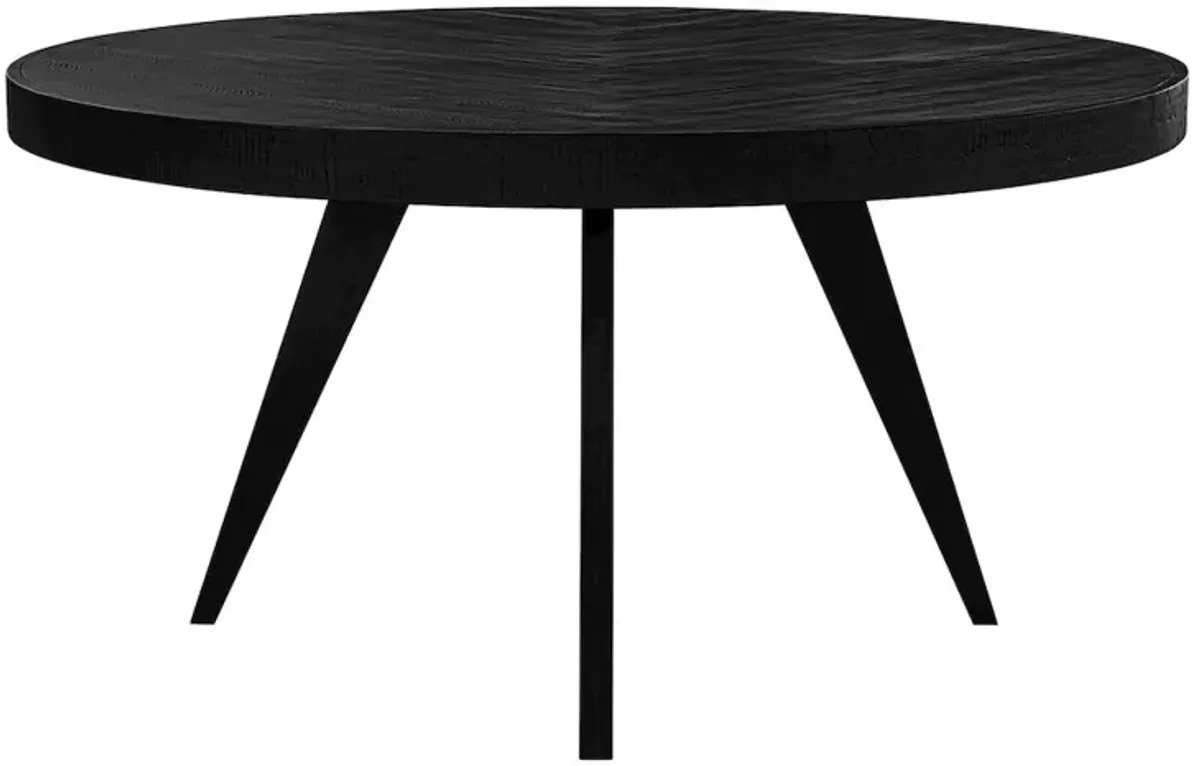 Moe’s Parq 60 Inch Round Dining Table Black