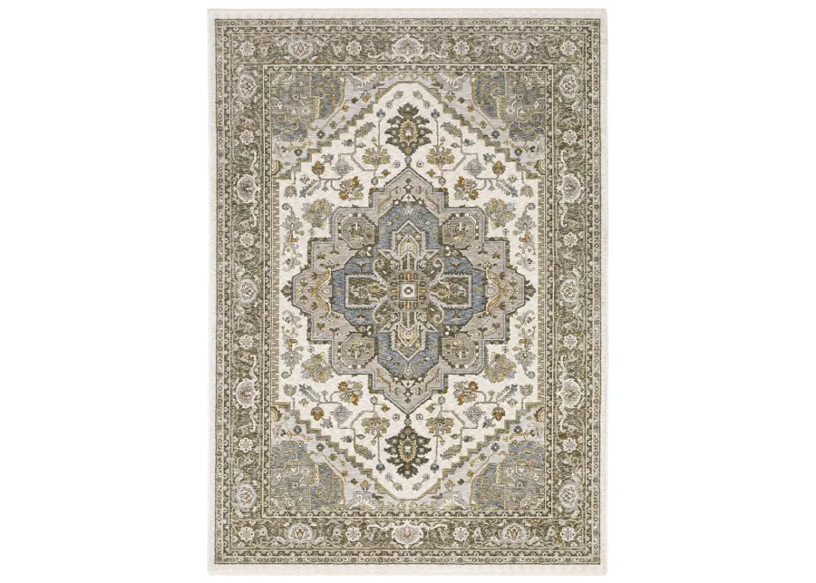 Maharaja 5'3" x 7'6" Ivory Rug