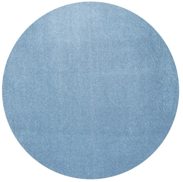 Haze Solid Low Pile Round Area Rug