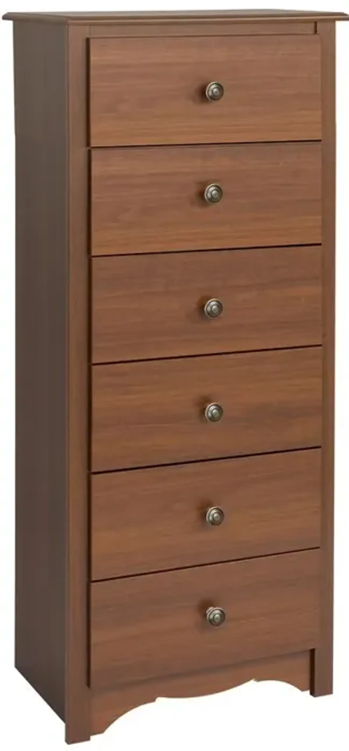 Prepac Cherry Monterey Tall 6 Drawer Chest