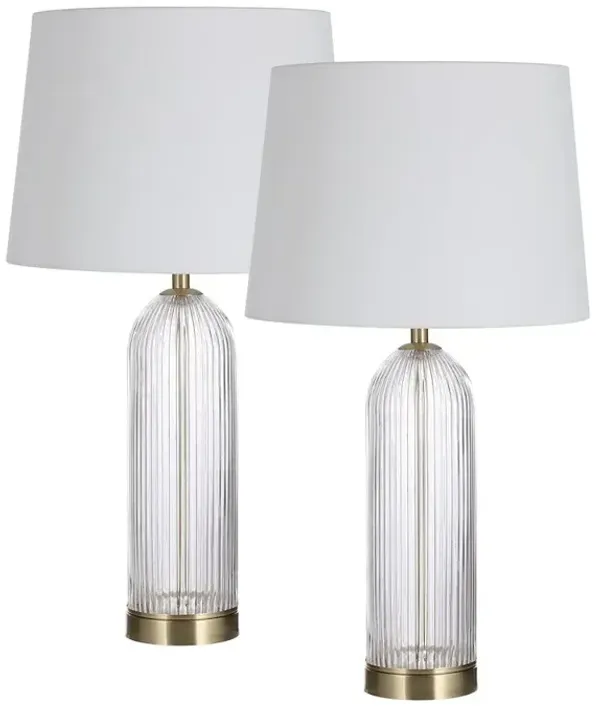 Renwil Ocala Table Lamp- Set Of Two In Yellow Color
