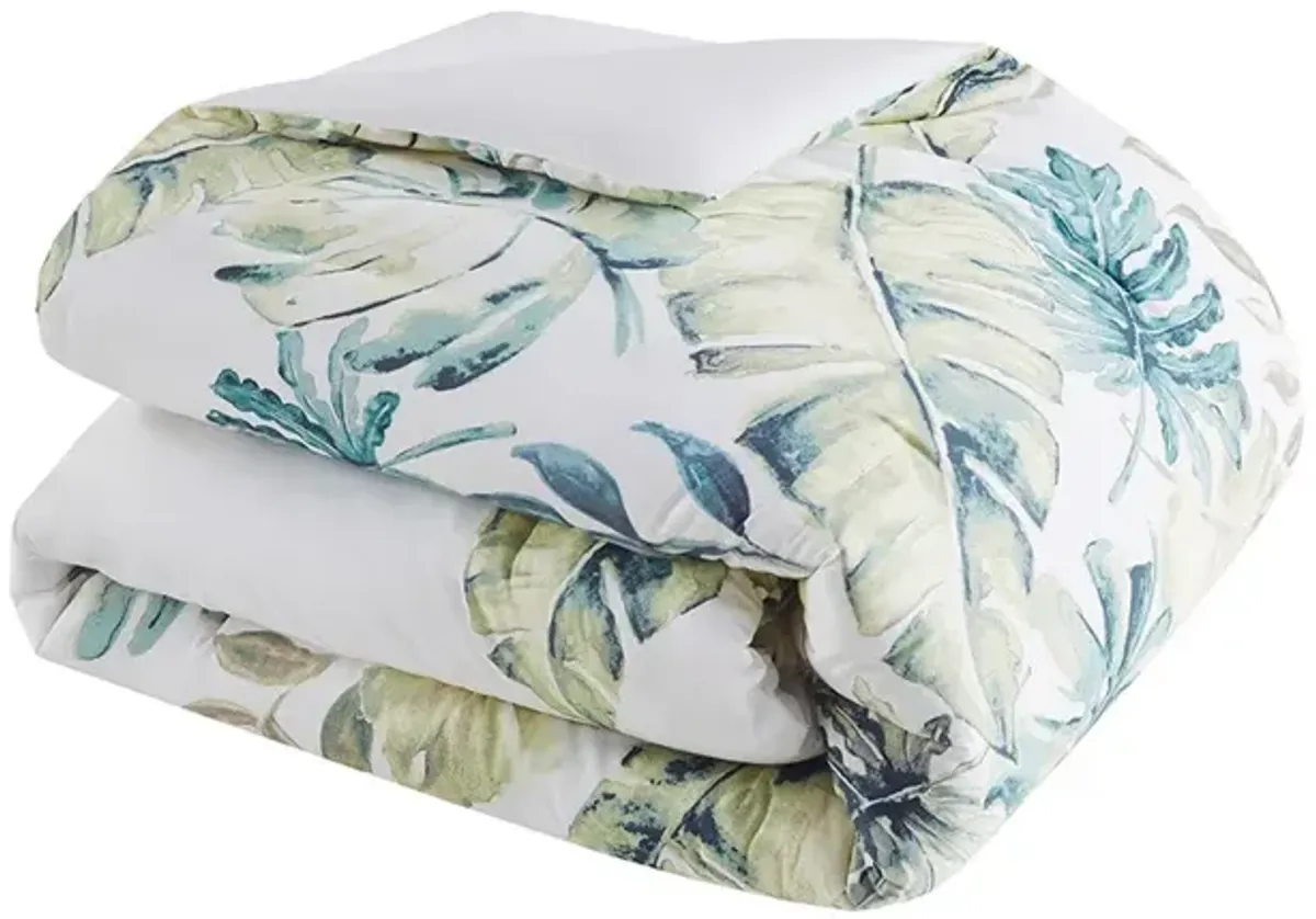 Gracie Mills Cordell Tropical Paradise Cotton 6-Piece Comforter Set