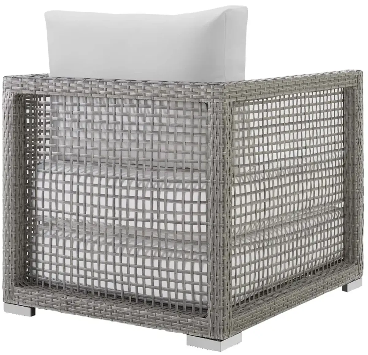 Aura 3 Piece Outdoor Patio Wicker Rattan Set