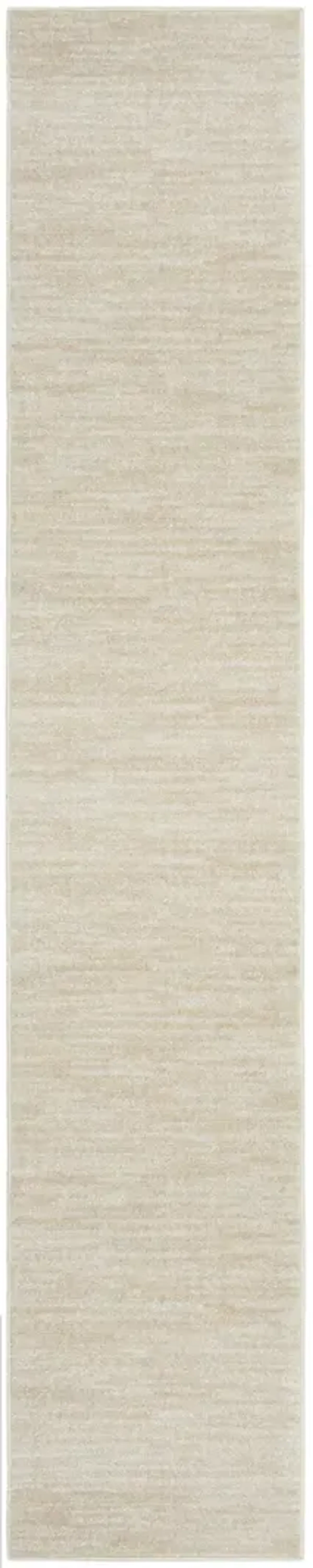 Nourison Essentials NRE01 Ivory/Beige 2'2" x 18' Rug