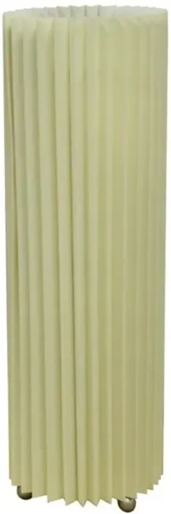 Hivvago 17" Off-White Metal Bedside Table Lamp With Off-White Shade