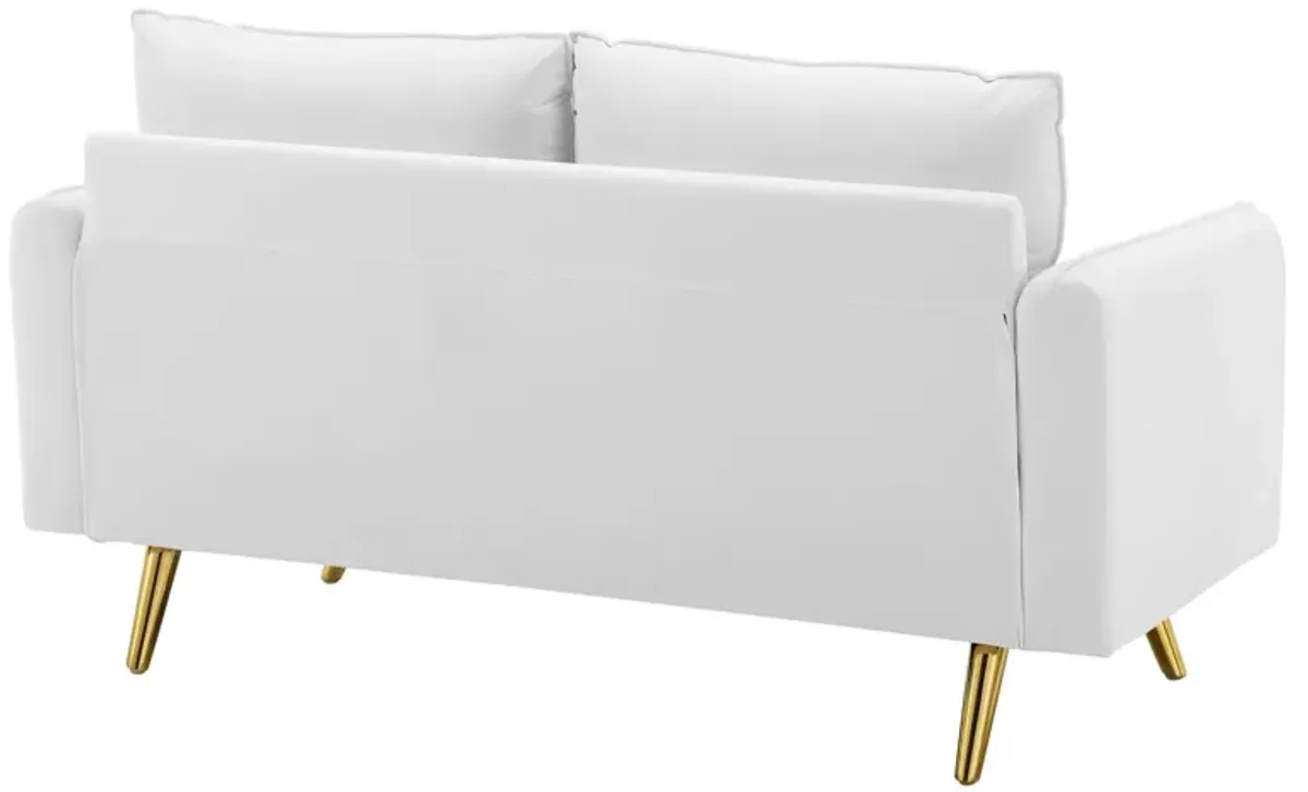 Revive Performance Velvet Loveseat