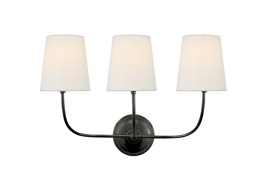 Vendome Triple Sconce