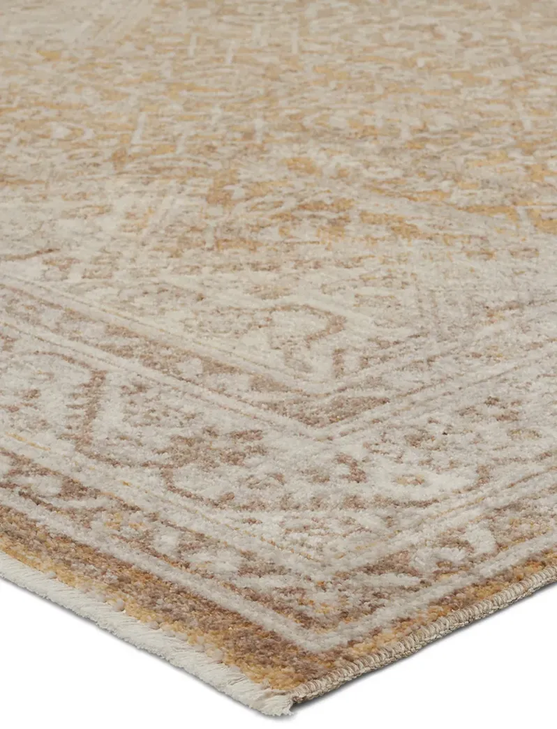 Leila Harriet Yellow/Gold 4' x 5'2" Rug