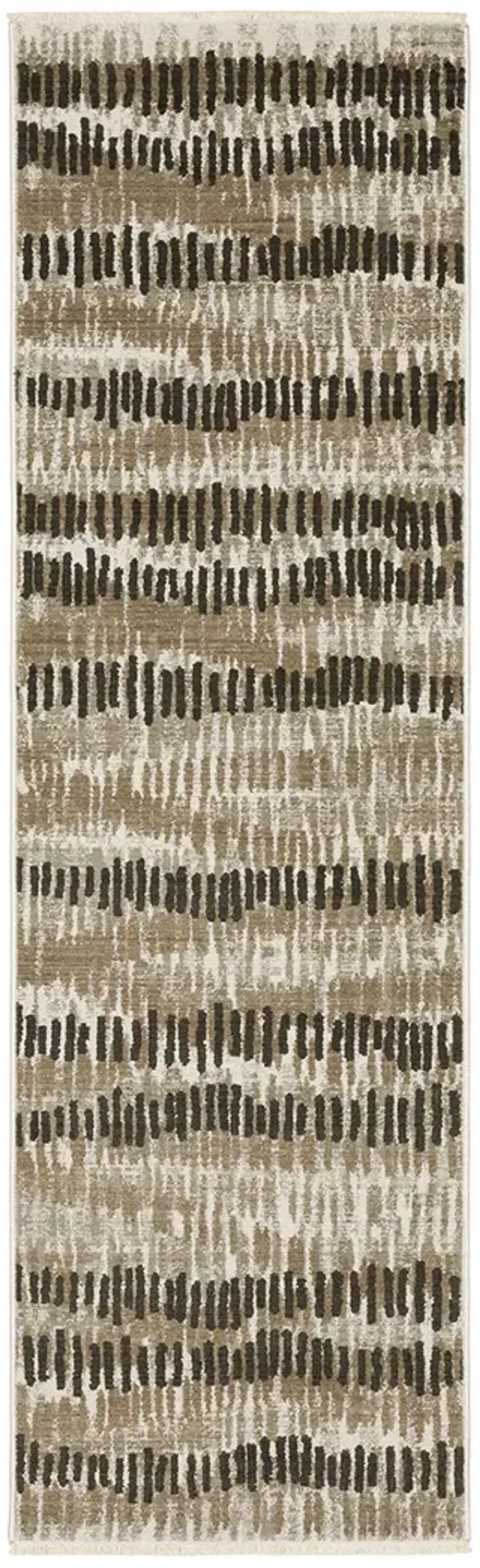 Bauer 2'3" x 7'6" Beige Rug