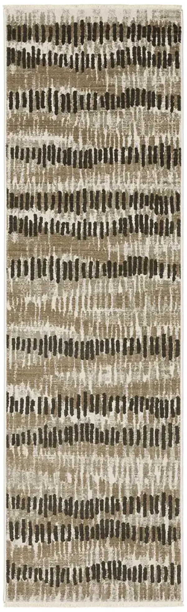 Bauer 2'3" x 7'6" Beige Rug