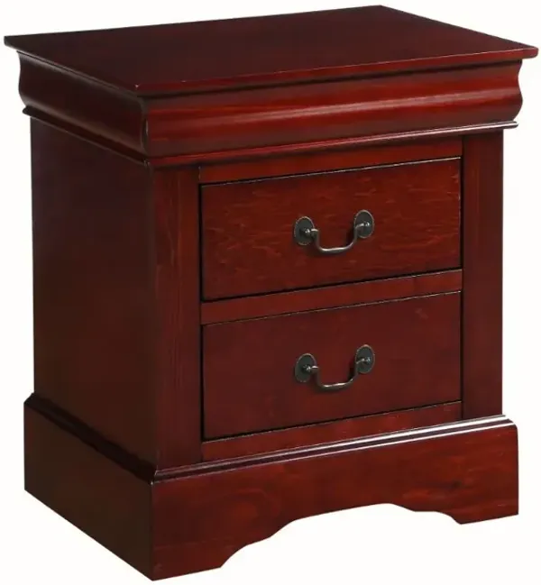 ACME Furniture Louis Philippe III Nightstand in Cherry