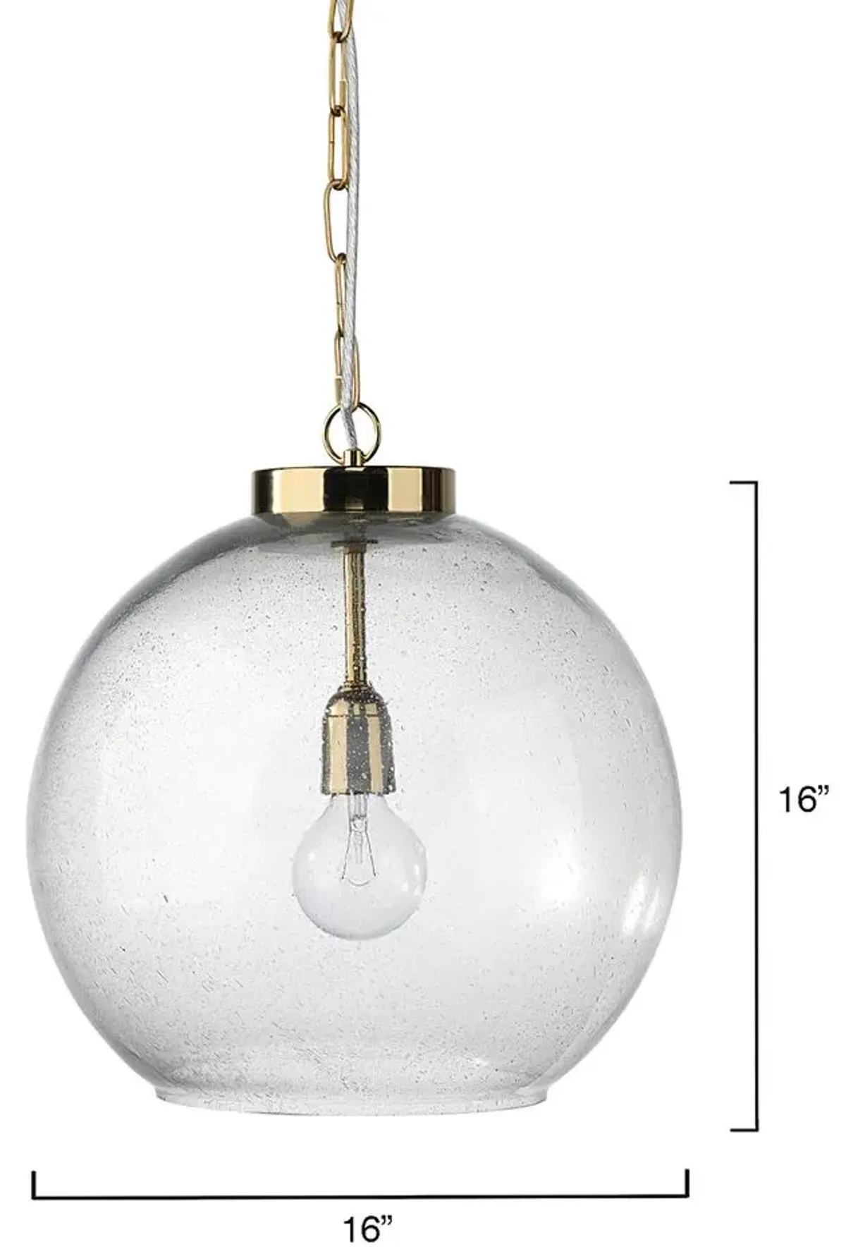 Luca Glass 1-Light Pendant