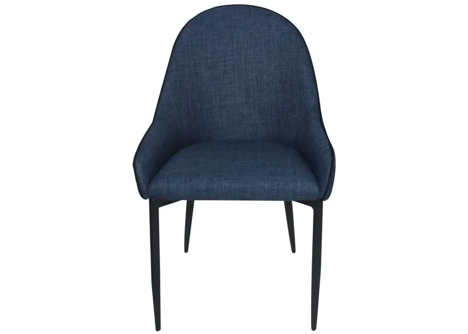 Moe's Home Collection Lapis Dining Chair Dark Blue-Set Of Two