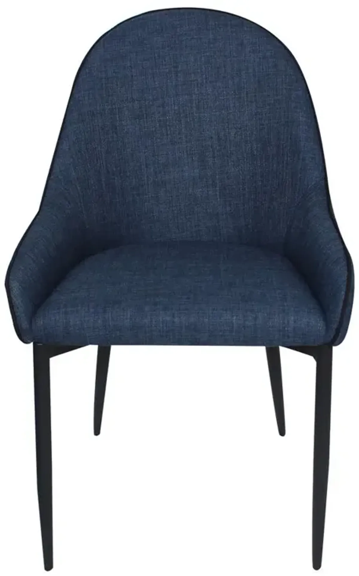 Moe's Home Collection Lapis Dining Chair Dark Blue-Set Of Two