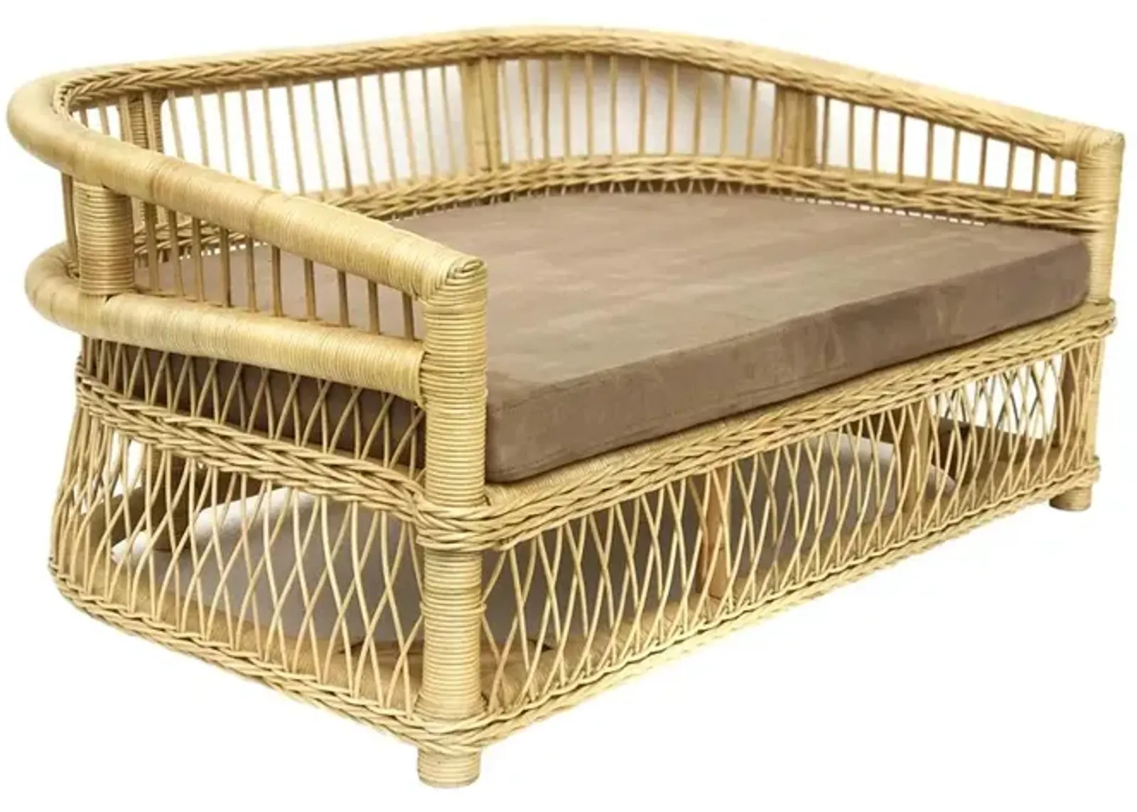 Euro Rattan Pet Bed