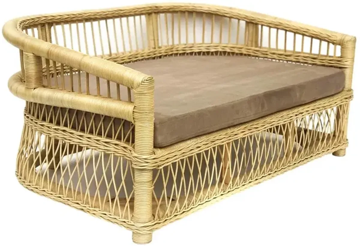 Euro Rattan Pet Bed