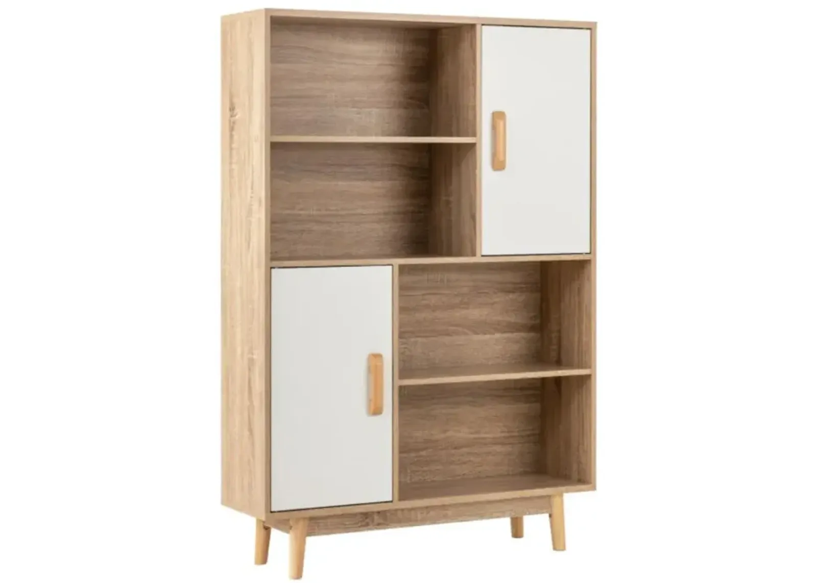 Hivvago Sideboard Storage Cabinet with Door Shelf