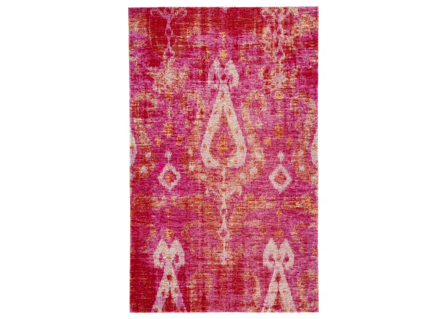 Polaris Zenith Pink 2'8" x 10' Runner Rug