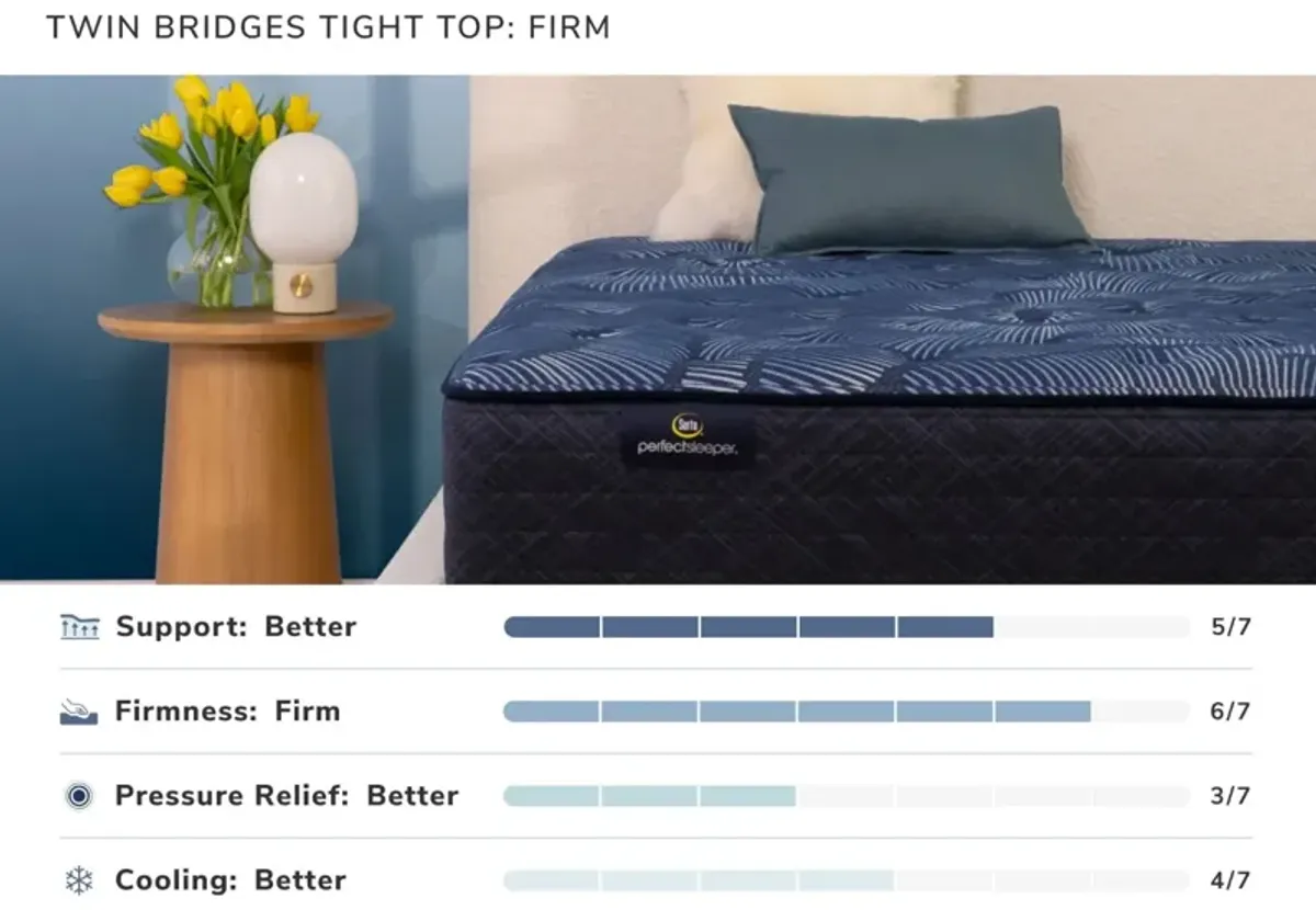 Perfect Sleeper Twin Bridges Firm King Mattress