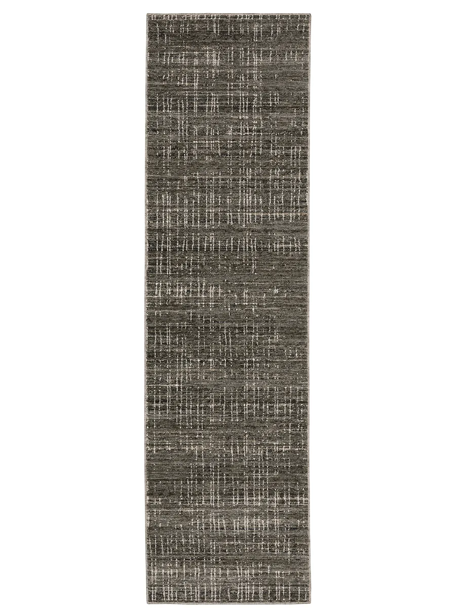 Nebulous 2'3" x 7'6" Char Rug