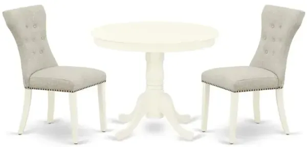 Dining Room Set Linen White