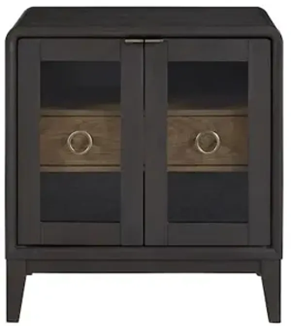 Aurora Glass Door Nightstand