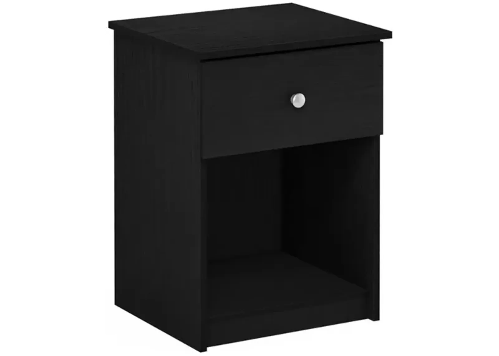 Furinno Tidur Nightstand, 1-Pack, Black Oak