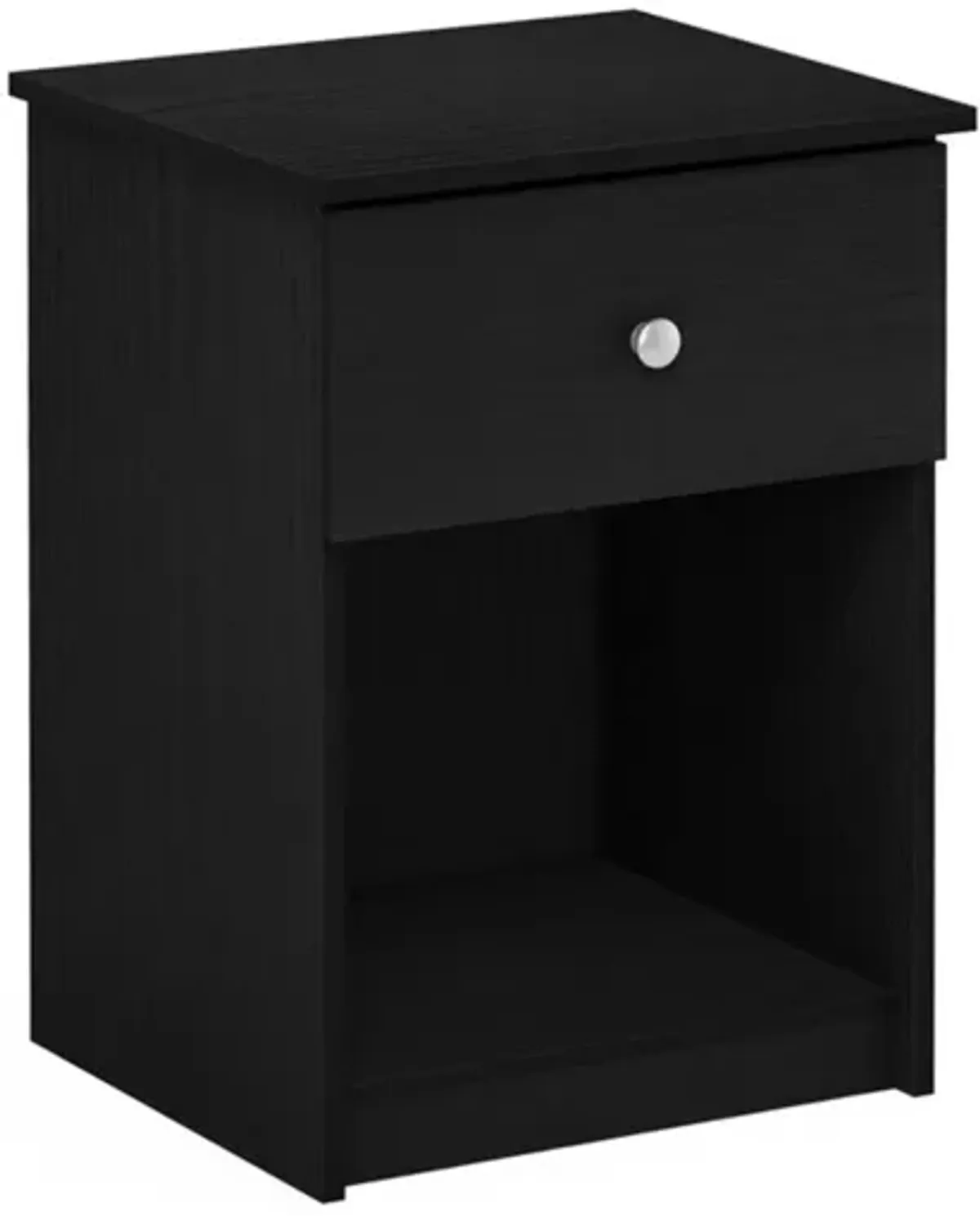 Furinno Tidur Nightstand, 1-Pack, Black Oak