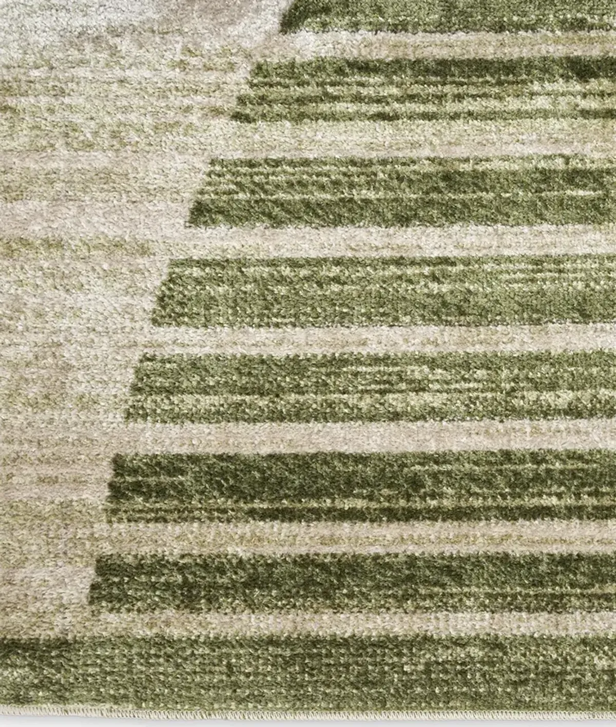 Astra Machine Washable ASW03 Ivory/Olive 2' x 6' Rug