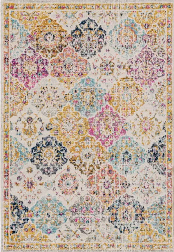 Harput HAP-1018 5'3' Round Red Rug