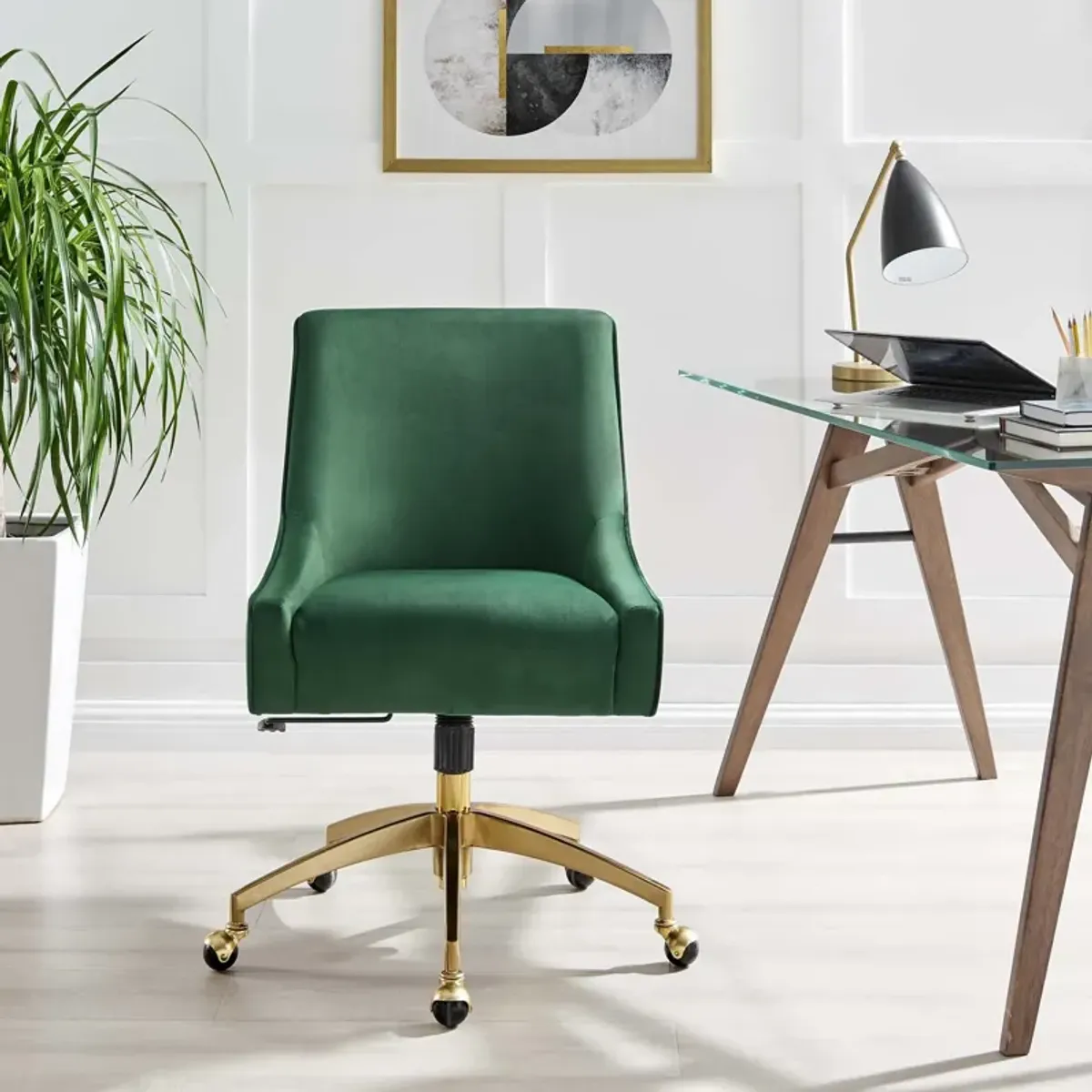 Modway Furniture - Discern Performance Velvet Office Chair