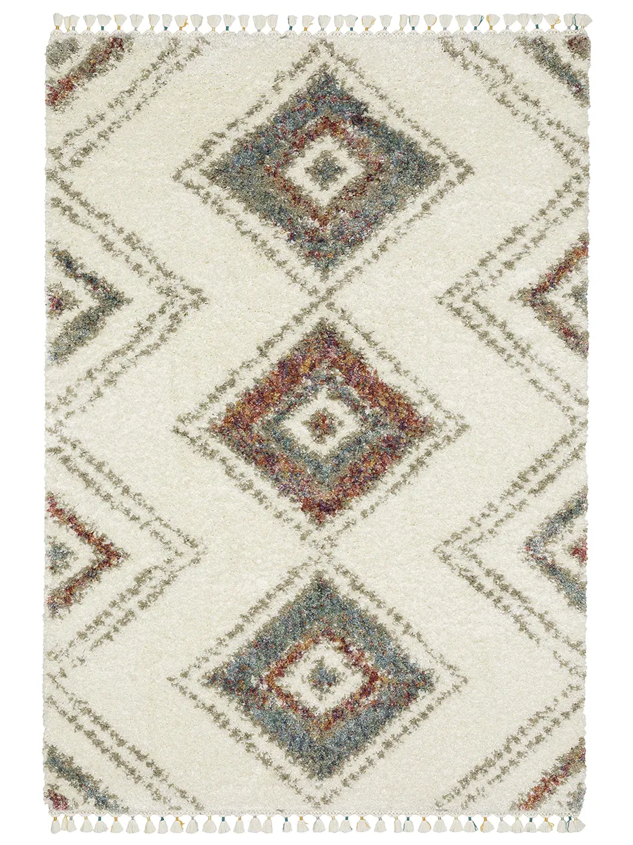 Axis 7'10" x 10'10" Ivory Rug